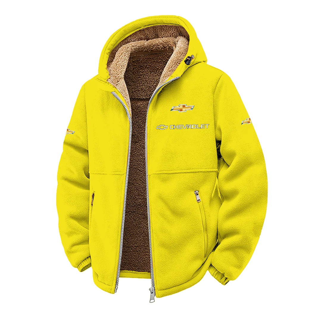 Performance Sedan Winter Fleece Jacket, Dynamic Winter Training Top HVN1450CE - Yellow - Image 2