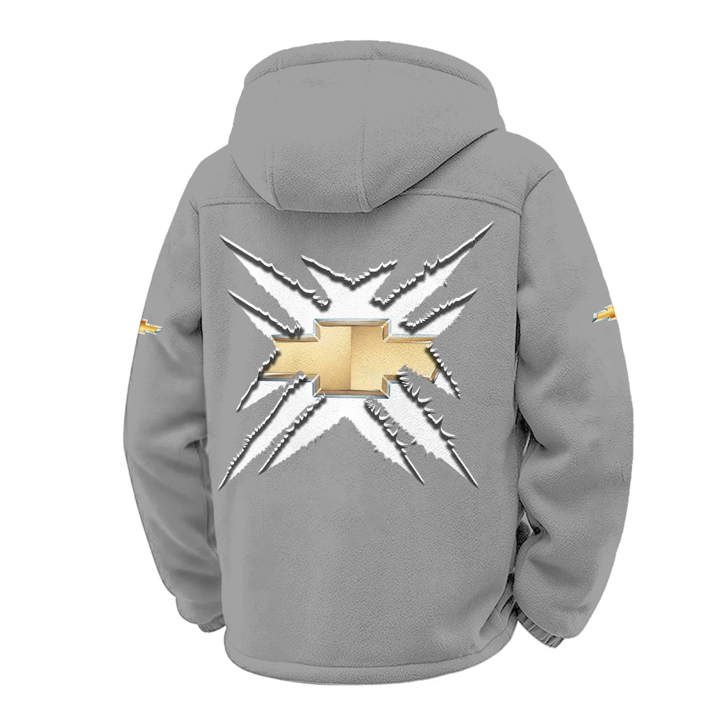 Performance Sedan Winter Fleece Jacket, Dynamic Winter Training Top HVN1450CE - Grey - Image 3