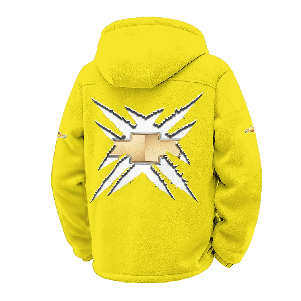 Performance Sedan Winter Fleece Jacket, Dynamic Winter Training Top HVN1450CE - Yellow - Image 3