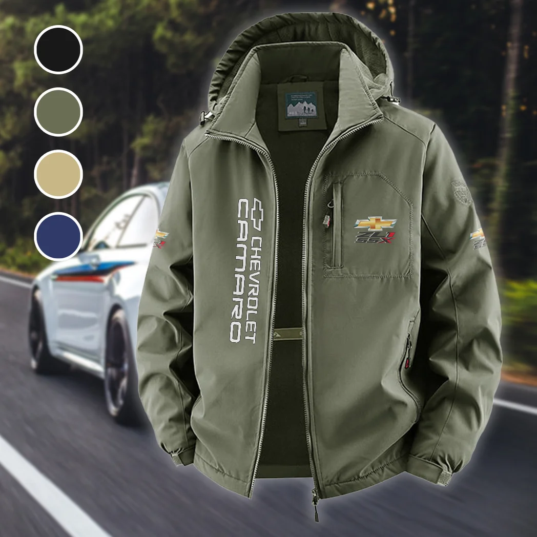 Muscle Car Fleece Windbreaker Jacket, Performance Barrier Jacket HVN1450CH - Green