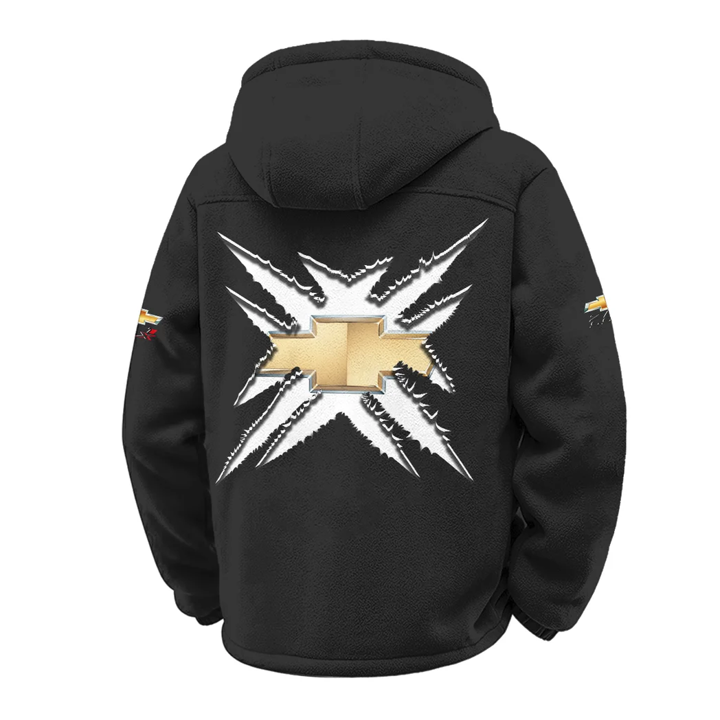 Muscle Car Winter Fleece Jacket, Multi-Sport Winter Layer HVN1450CH - Black - Image 3