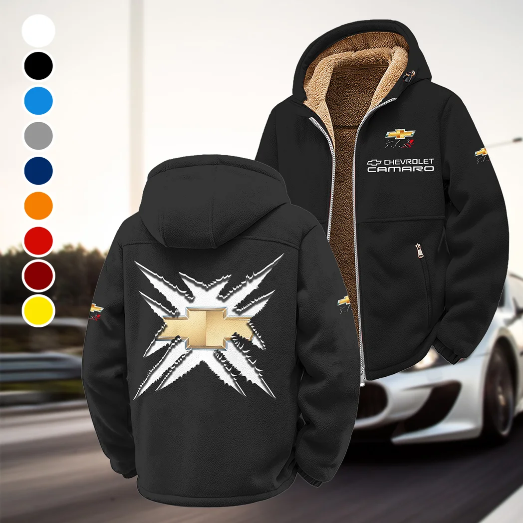 Muscle Car Winter Fleece Jacket, Multi-Sport Winter Layer HVN1450CH - Black