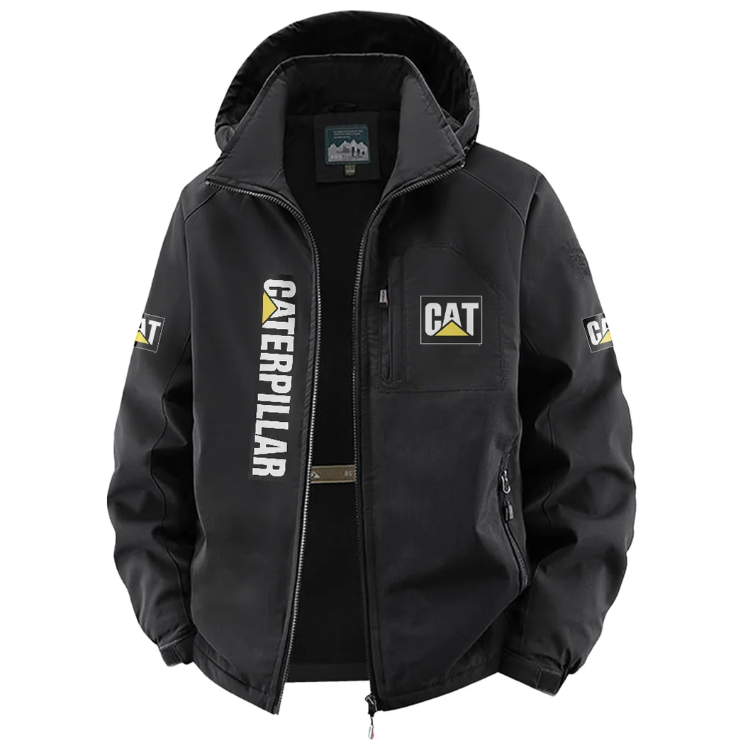 Site Work Machine Fleece Windbreaker Jacket, Multi-Sport Weather Jacket HVN1450CI - Black - Image 2