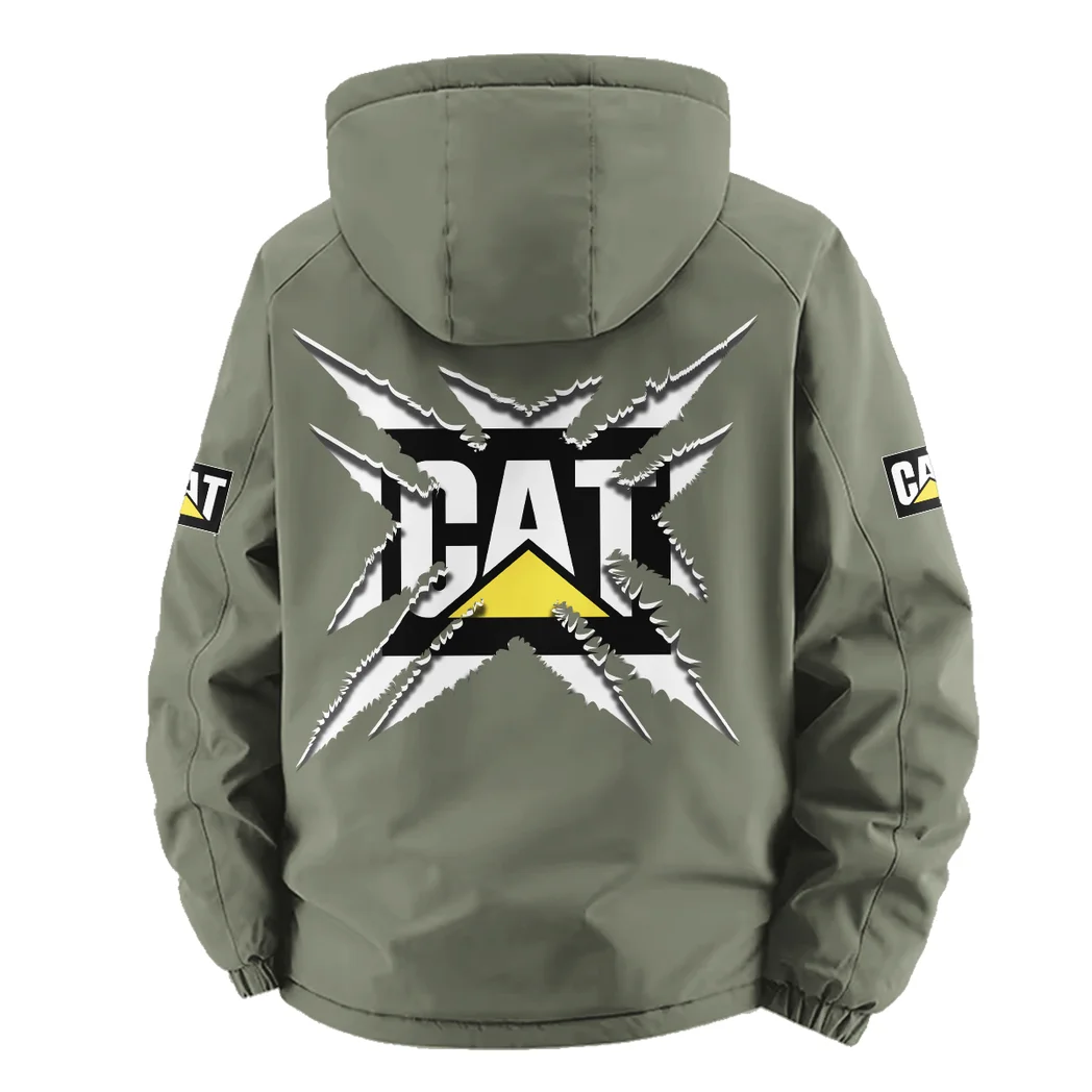 Site Work Machine Fleece Windbreaker Jacket, Multi-Sport Weather Jacket HVN1450CI - Green - Image 4