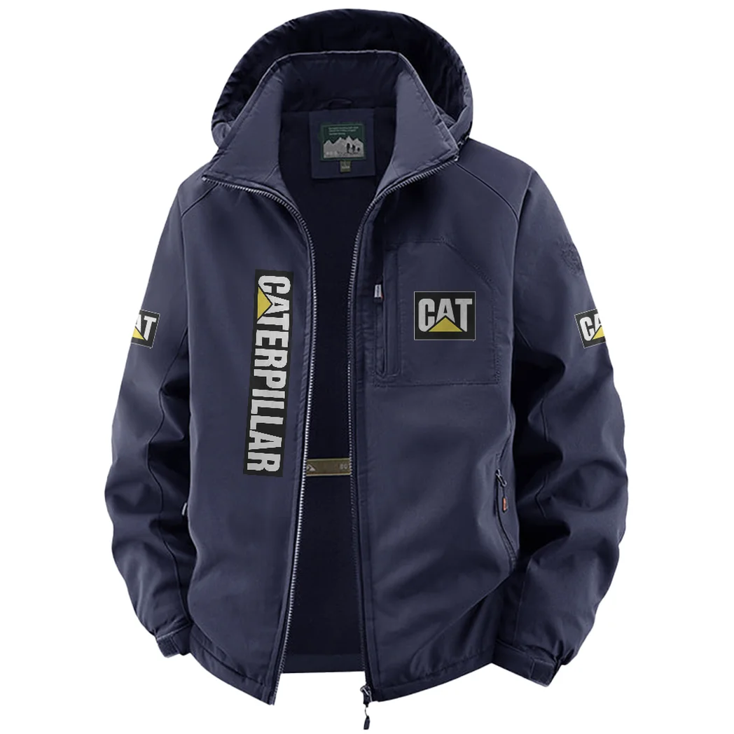Site Work Machine Fleece Windbreaker Jacket, Multi-Sport Weather Jacket HVN1450CI - Navy - Image 2