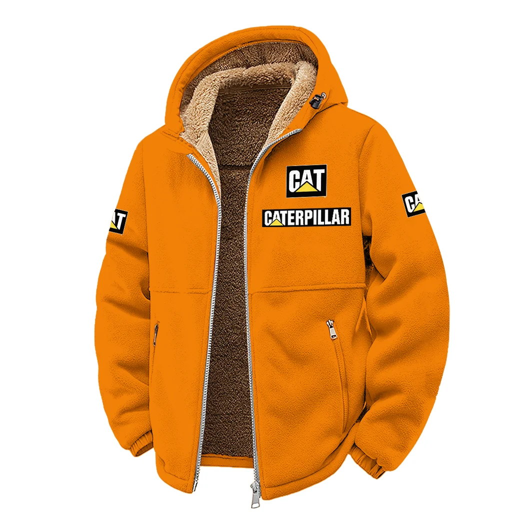 Site Work Machine Winter Fleece Jacket, Technical Mid-Layer Jacket HVN1450CI - Orange - Image 2
