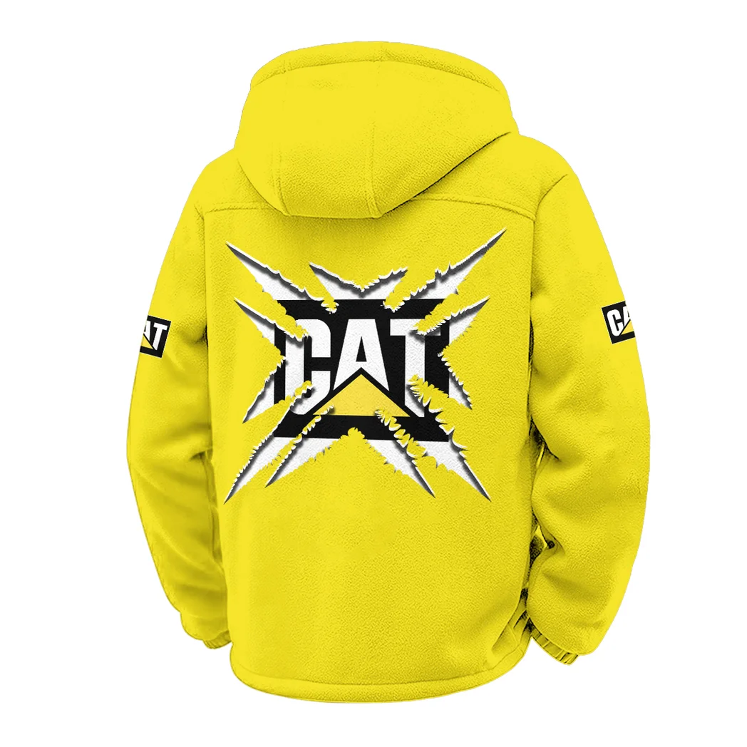 Site Work Machine Winter Fleece Jacket, Technical Mid-Layer Jacket HVN1450CI - Yellow - Image 3