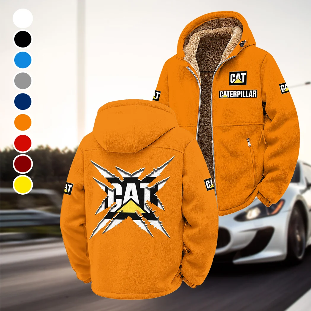 Site Work Machine Winter Fleece Jacket, Technical Mid-Layer Jacket HVN1450CI - Orange