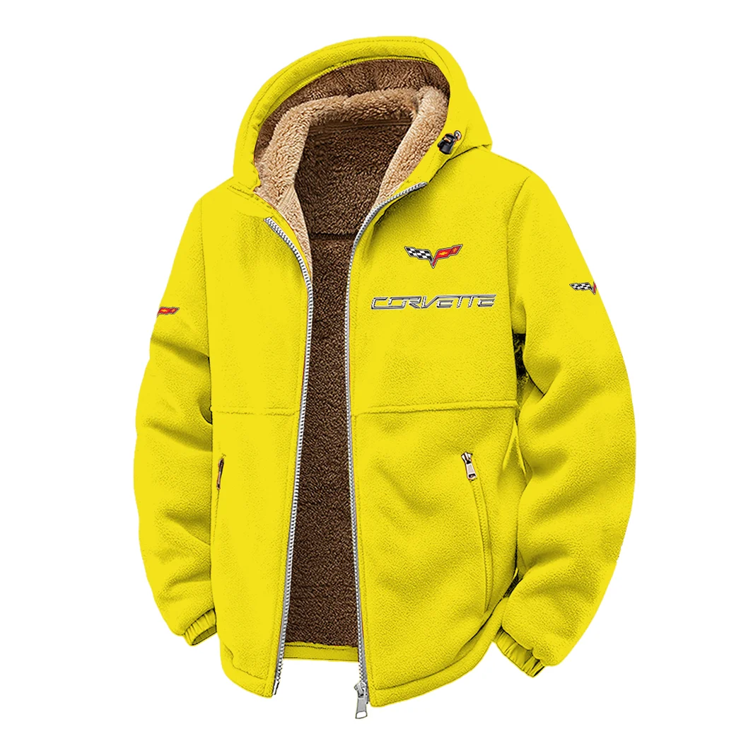 V8 Power Winter Fleece Jacket, Snow-Ready Active Fleece HVN1450CO - Yellow - Image 2