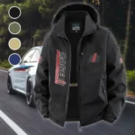 Harvest Vehicle Fleece Windbreaker Jacket, Expedition Wind Fleece HVN1450CS - Black