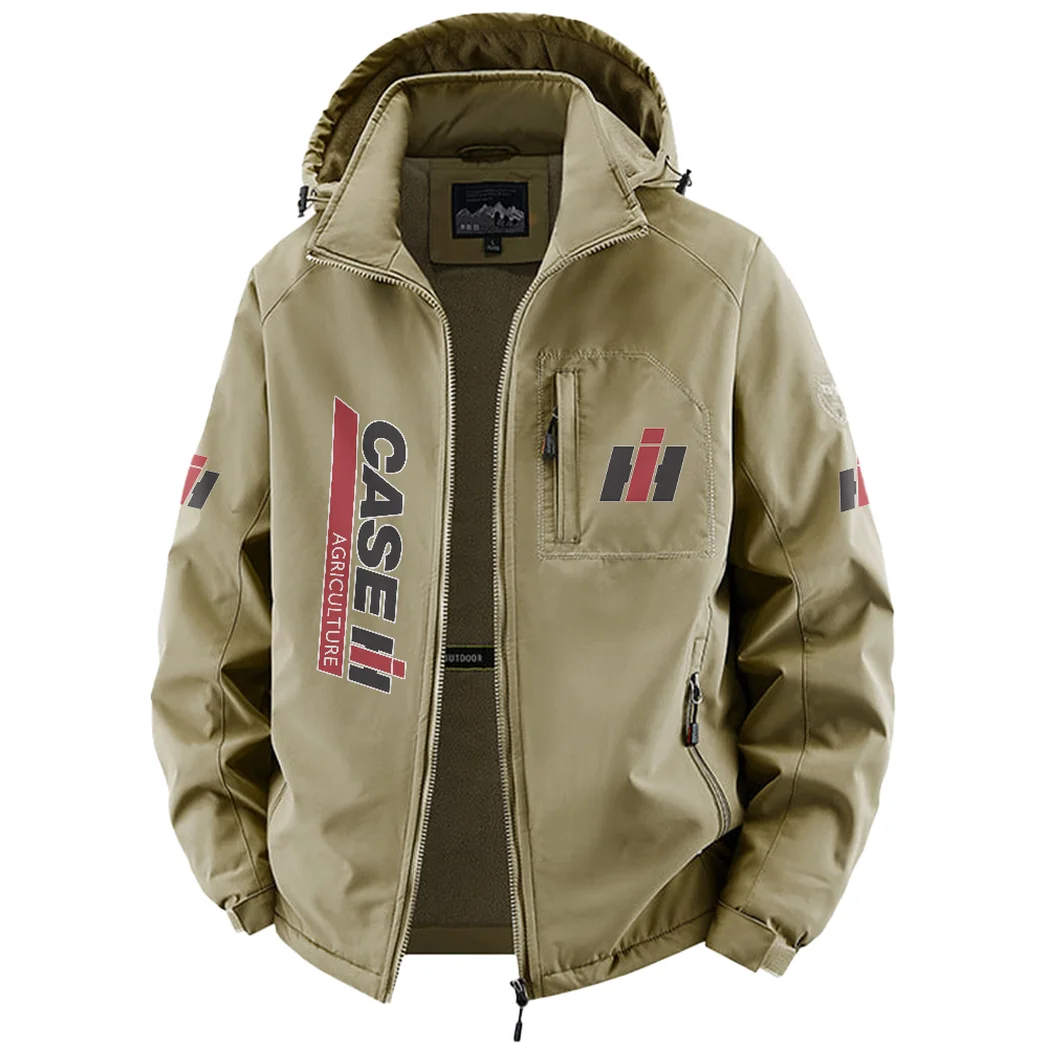 Harvest Vehicle Fleece Windbreaker Jacket, Expedition Wind Fleece HVN1450CS - Khaki - Image 2