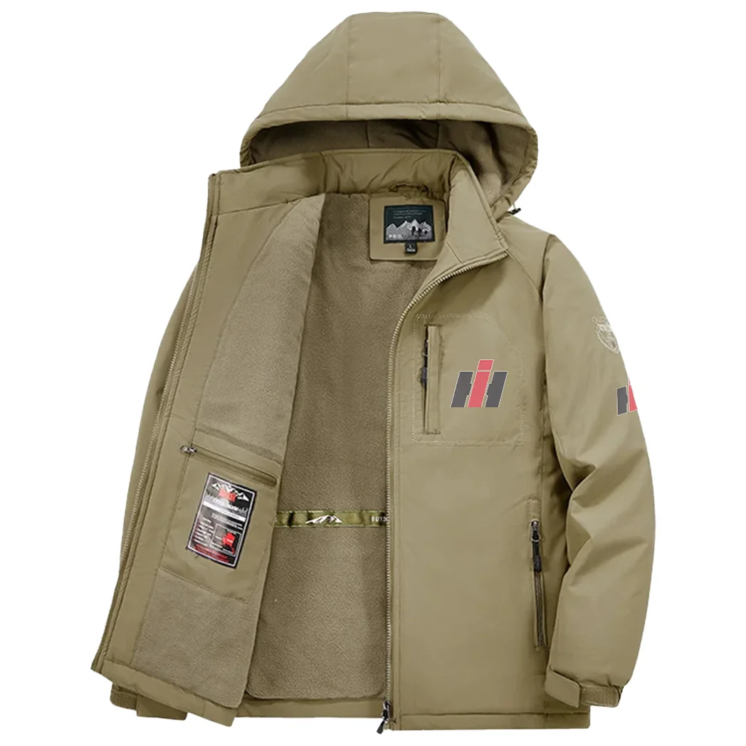 Harvest Vehicle Fleece Windbreaker Jacket, Expedition Wind Fleece HVN1450CS - Khaki - Image 3
