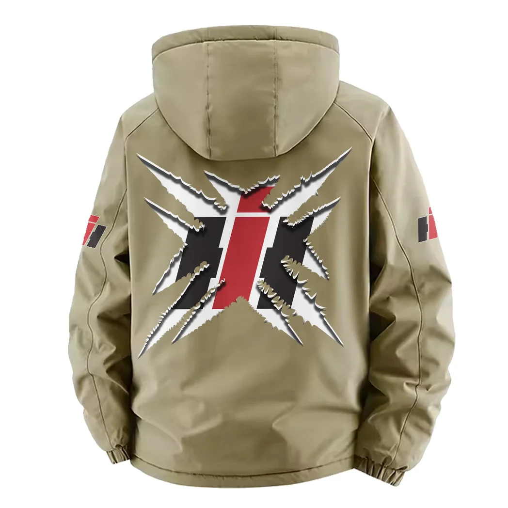 Harvest Vehicle Fleece Windbreaker Jacket, Expedition Wind Fleece HVN1450CS - Khaki - Image 4
