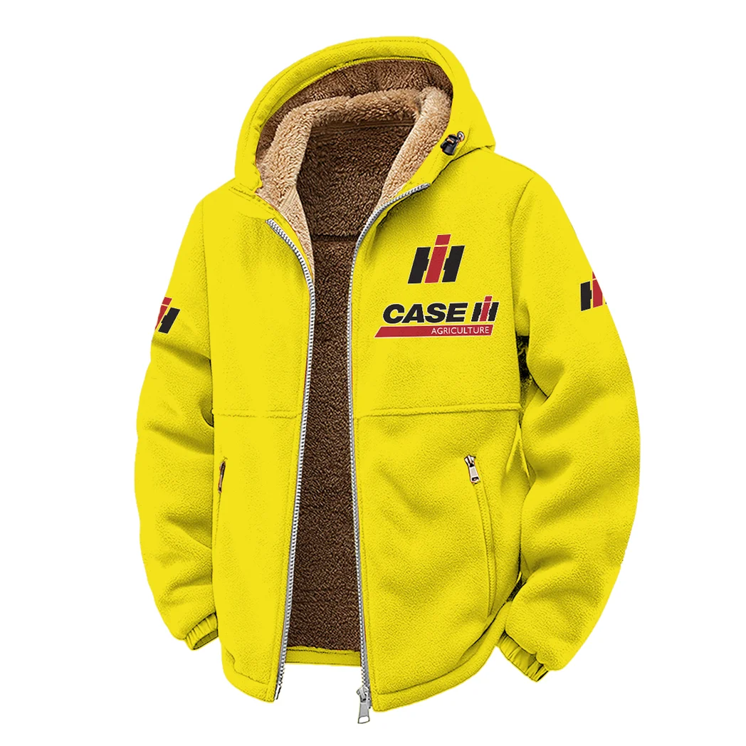 Harvest Vehicle Winter Fleece Jacket, Cold Weather Hiking Fleece HVN1450CS - Yellow - Image 2