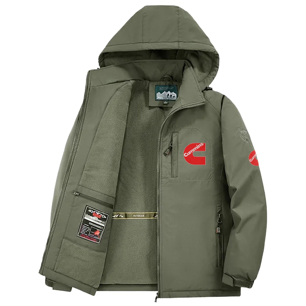 Titan Power Systems Fleece Windbreaker Jacket, Mountain Ascent Windbreaker HVN1450CU - Green - Image 3