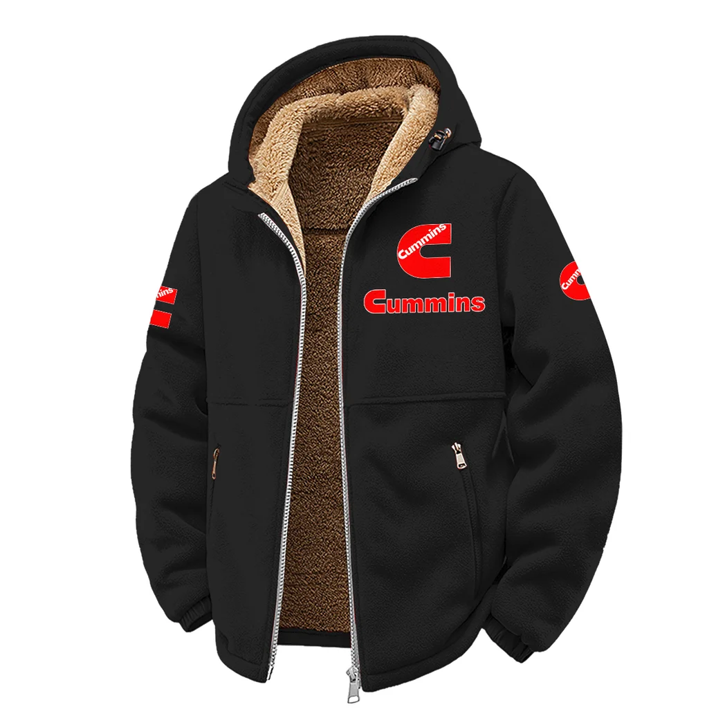 Titan Power Systems Winter Fleece Jacket, Cross-Training Thermal Zip HVN1450CU - Black - Image 2