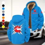 Titan Power Systems Winter Fleece Jacket, Cross-Training Thermal Zip HVN1450CU - Cyan