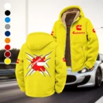 Titan Power Systems Winter Fleece Jacket, Cross-Training Thermal Zip HVN1450CU - Yellow
