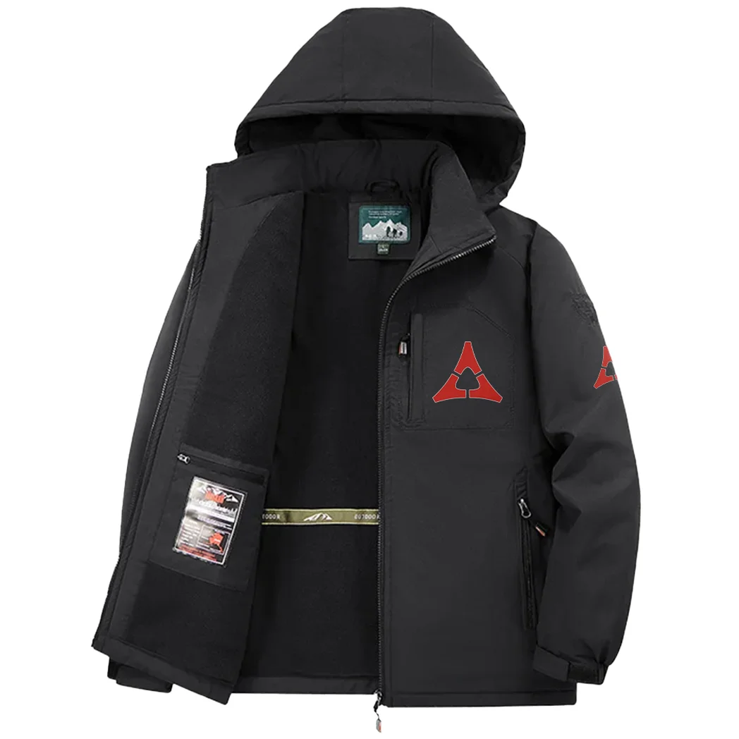 Muscle Sedan Fleece Windbreaker Jacket, Cross-Training Wind Shell HVN1450DC - Black - Image 3