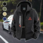 Muscle Sedan Fleece Windbreaker Jacket, Cross-Training Wind Shell HVN1450DC - Black