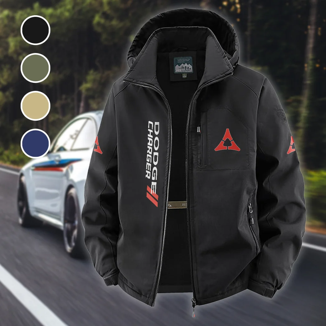 Muscle Sedan Fleece Windbreaker Jacket, Cross-Training Wind Shell HVN1450DC - Black