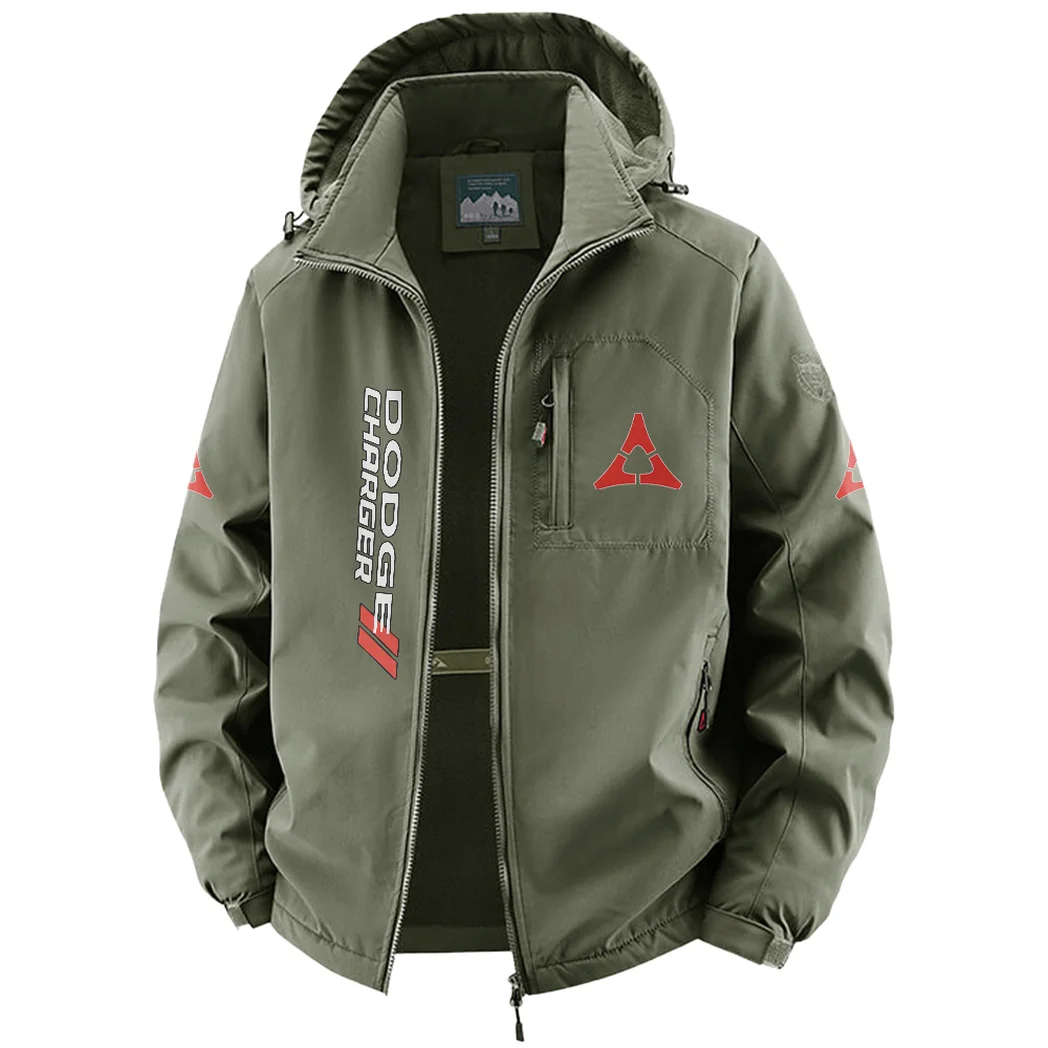 Muscle Sedan Fleece Windbreaker Jacket, Cross-Training Wind Shell HVN1450DC - Green - Image 2