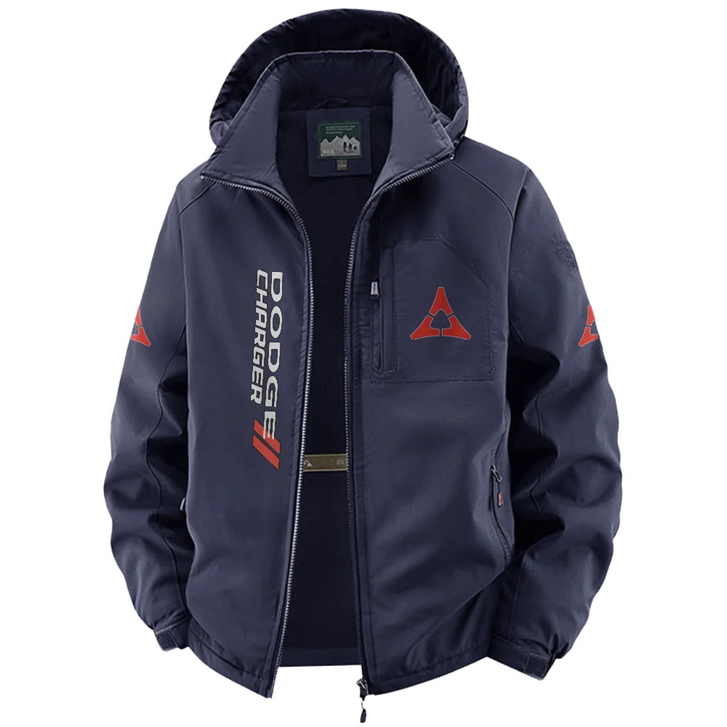 Muscle Sedan Fleece Windbreaker Jacket, Cross-Training Wind Shell HVN1450DC - Navy - Image 2