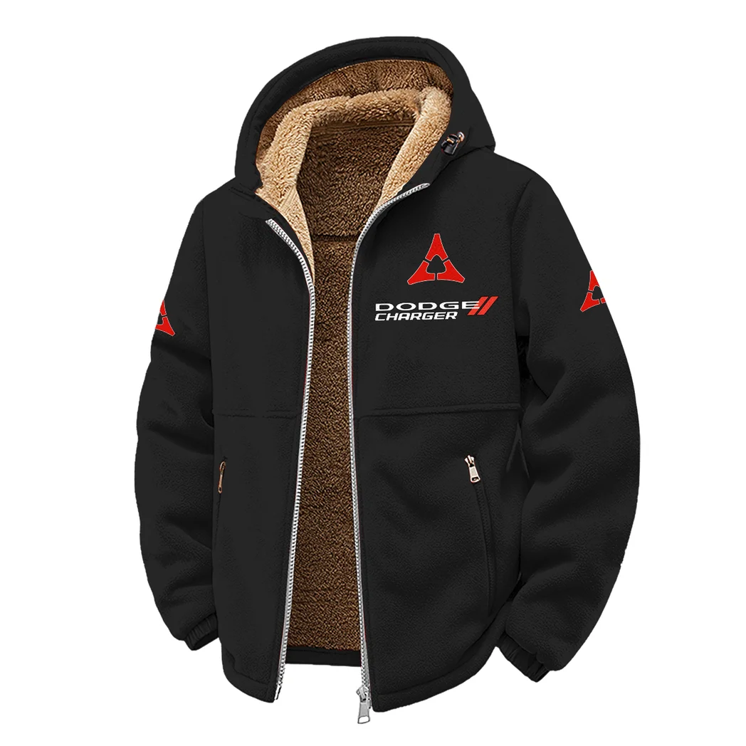 Muscle Sedan Winter Fleece Jacket, Ski & Snowboard Mid-Layer HVN1450DC - Black - Image 2