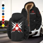 Muscle Sedan Winter Fleece Jacket, Ski & Snowboard Mid-Layer HVN1450DC - Black