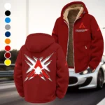 Muscle Sedan Winter Fleece Jacket, Ski & Snowboard Mid-Layer HVN1450DC - Wine