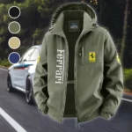 Luxury Speedster Fleece Windbreaker Jacket, Outdoor Activity Defense HVN1450FE - Green