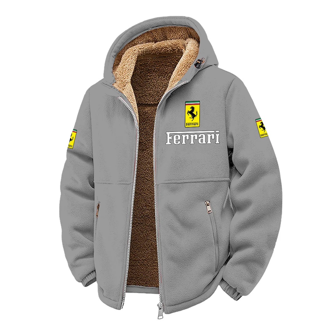 Luxury Speedster Winter Fleece Jacket, Winter Endurance Jacket HVN1450FE - Grey - Image 2