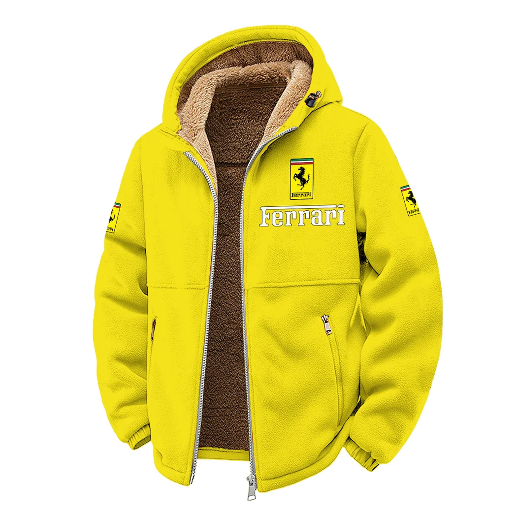 Luxury Speedster Winter Fleece Jacket, Winter Endurance Jacket HVN1450FE - Yellow - Image 2