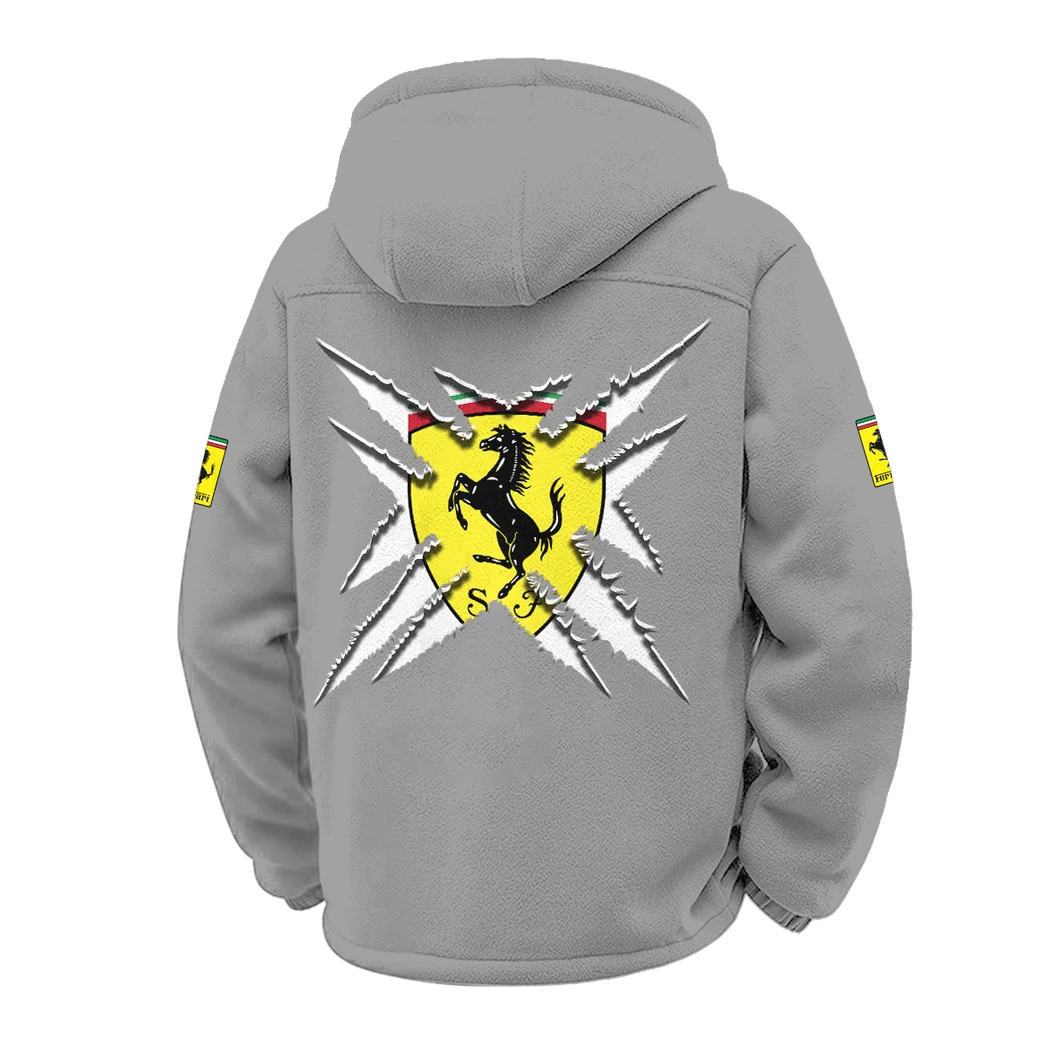 Luxury Speedster Winter Fleece Jacket, Winter Endurance Jacket HVN1450FE - Grey - Image 3