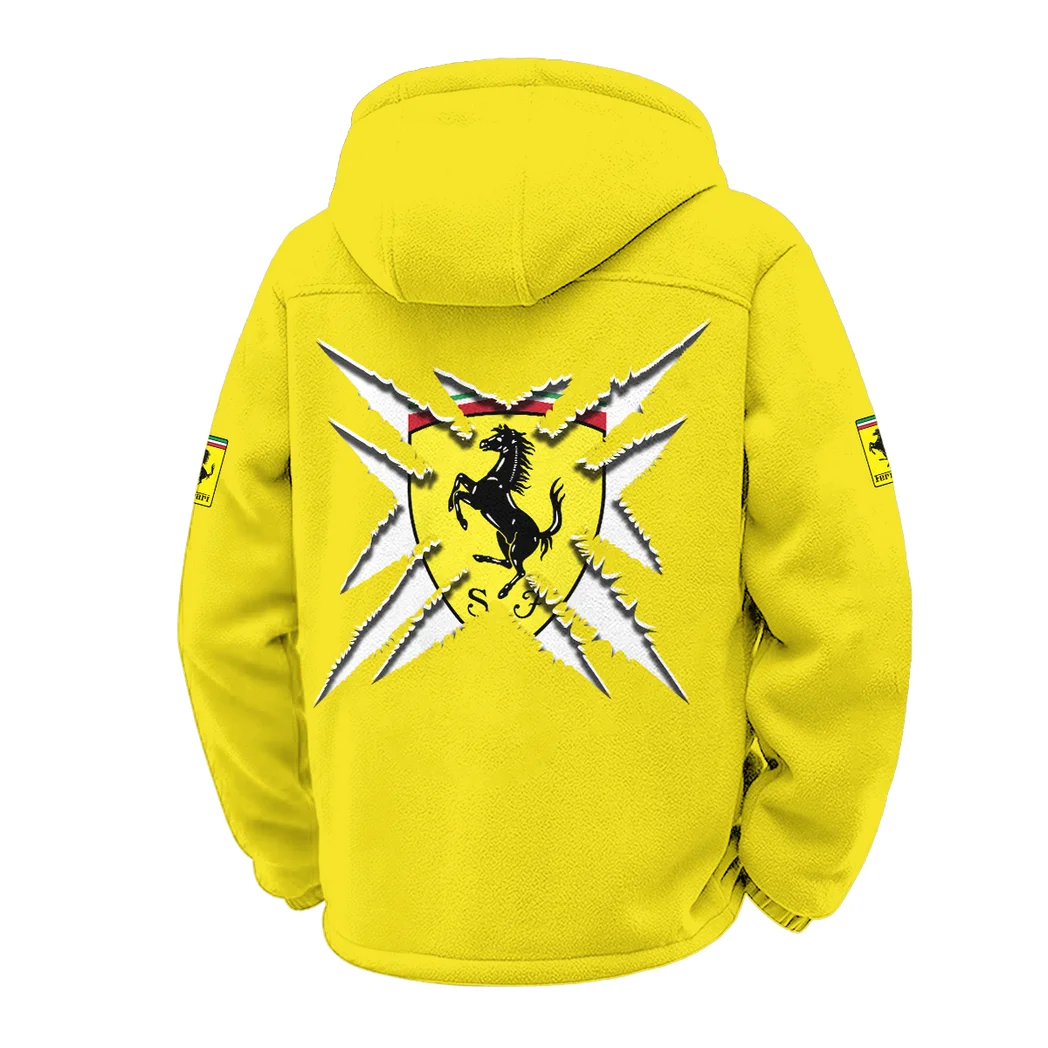 Luxury Speedster Winter Fleece Jacket, Winter Endurance Jacket HVN1450FE - Yellow - Image 3