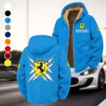 Luxury Speedster Winter Fleece Jacket, Winter Endurance Jacket HVN1450FE - Cyan