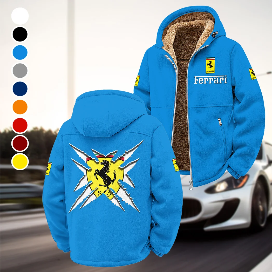 Luxury Speedster Winter Fleece Jacket, Winter Endurance Jacket HVN1450FE - Cyan