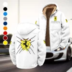 Luxury Speedster Winter Fleece Jacket, Winter Endurance Jacket HVN1450FE - White