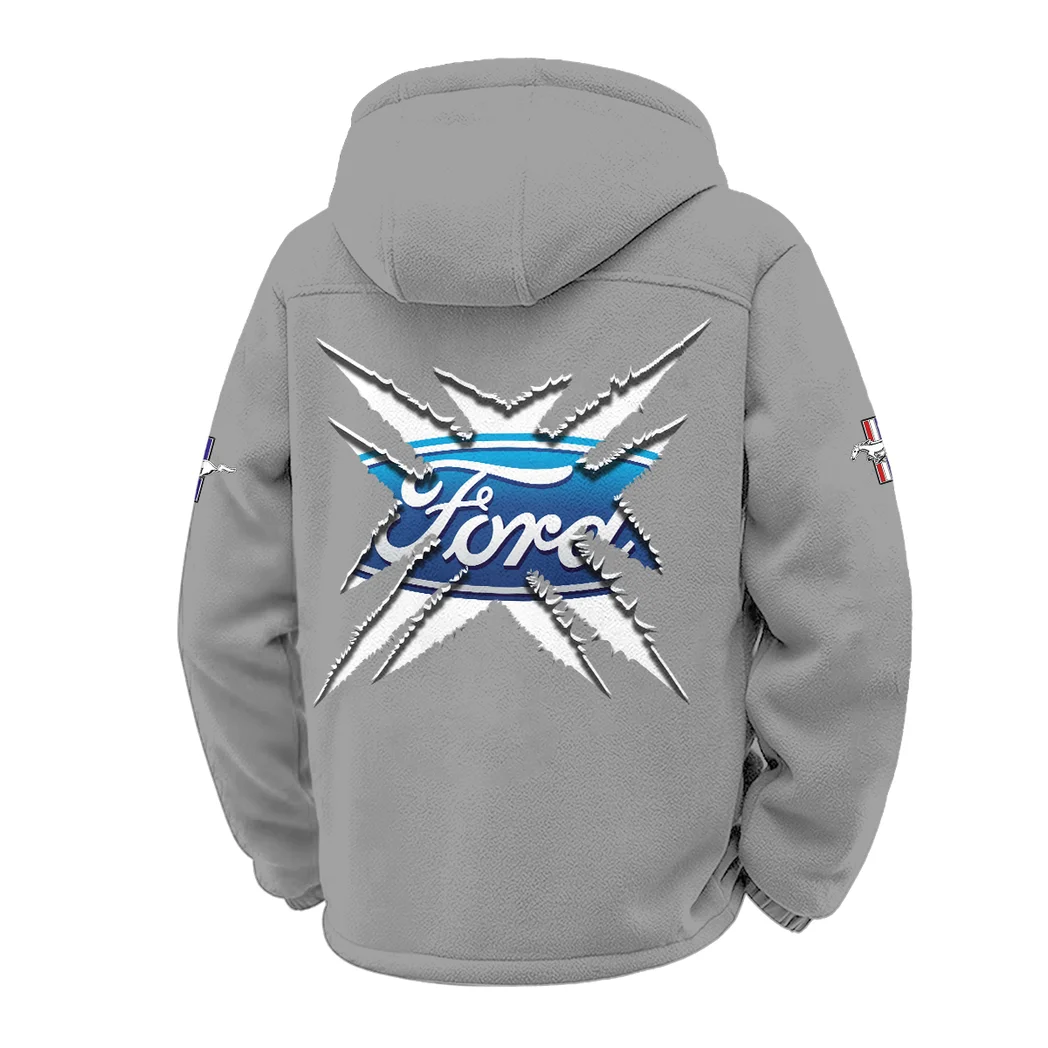 Performance Coupe Winter Fleece Jacket, Ultra-Soft Fleece Shell HVN1450FM - Grey - Image 3