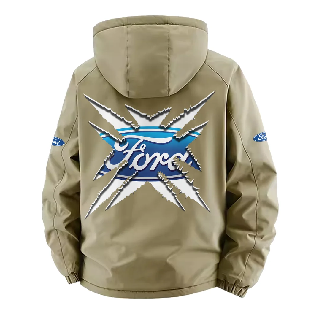 Pickup Legend Fleece Windbreaker Jacket, Soft-Shell Active Fleece HVN1450FO - Khaki - Image 4
