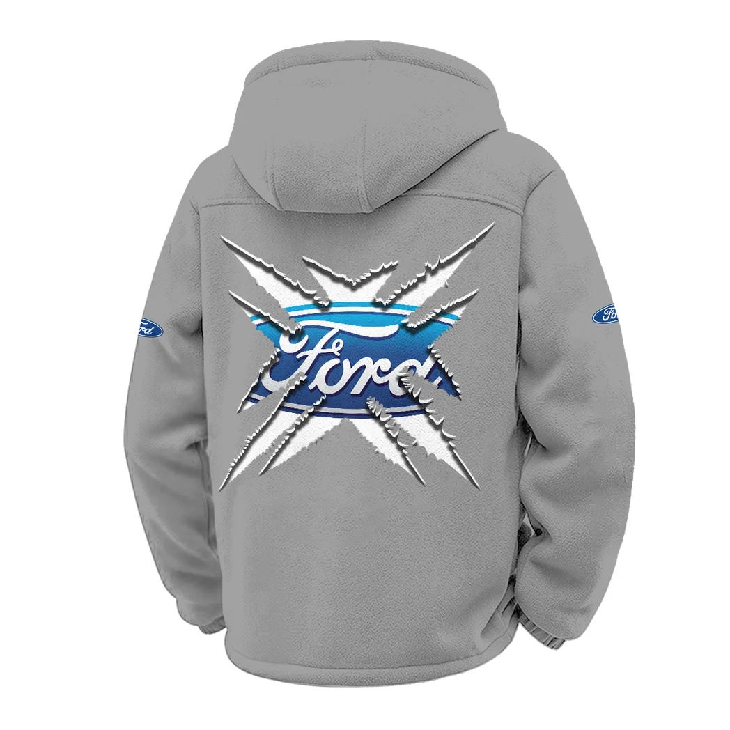 Pickup Legend Winter Fleece Jacket, Heavyweight Plush Fleece HVN1450FO - Grey - Image 3
