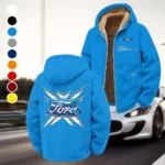 Pickup Legend Winter Fleece Jacket, Heavyweight Plush Fleece HVN1450FO - Cyan
