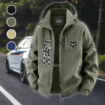 Rider Equipment Fleece Windbreaker Jacket, Brushed Fleece Wind-Resist Layer HVN1450FR - Green