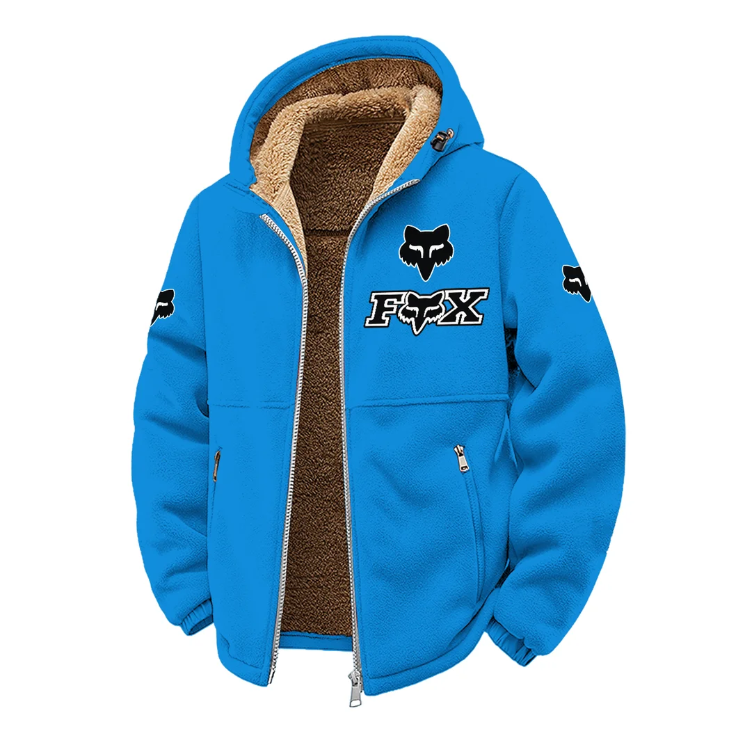 Rider Equipment Winter Fleece Jacket, Brushed Interior Winter Fleece HVN1450FR - Cyan - Image 2
