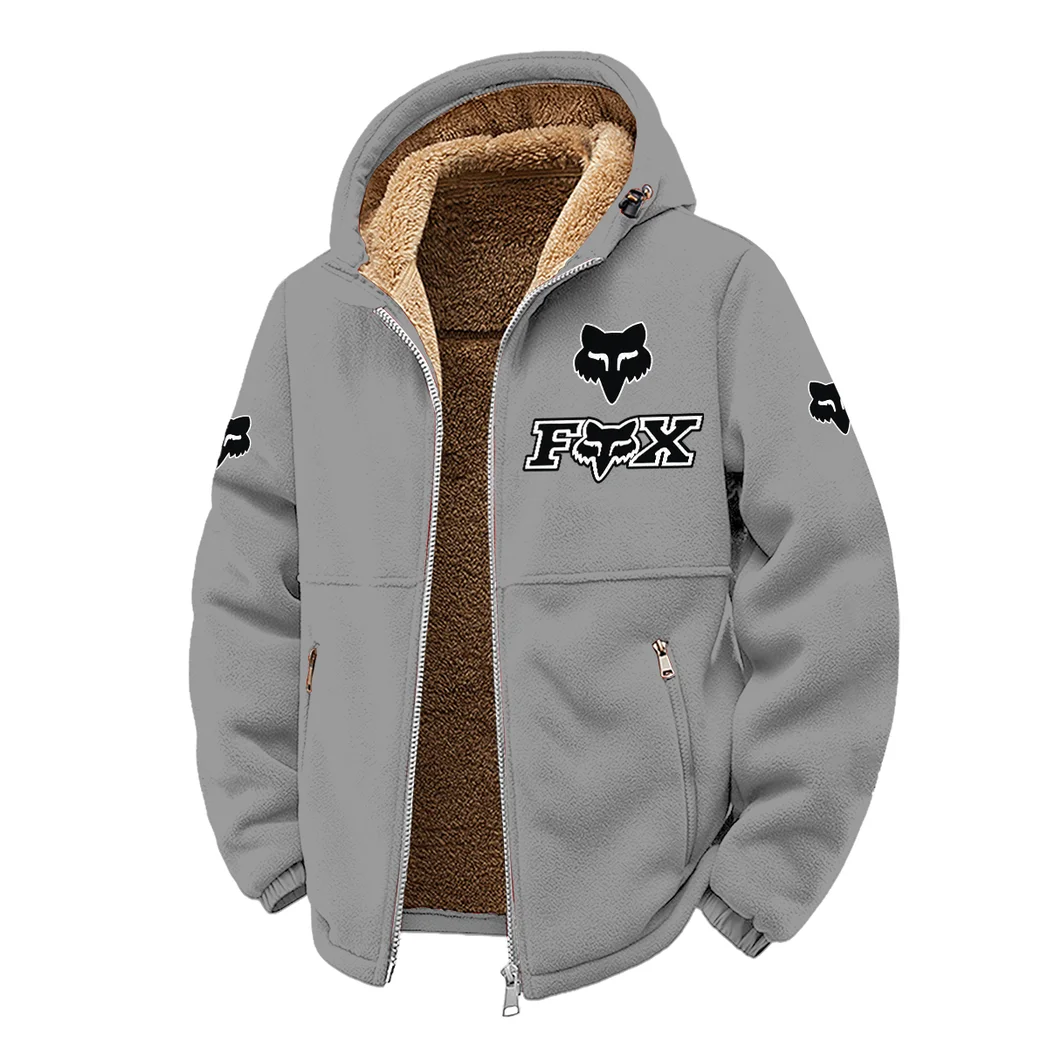 Rider Equipment Winter Fleece Jacket, Brushed Interior Winter Fleece HVN1450FR - Grey - Image 2