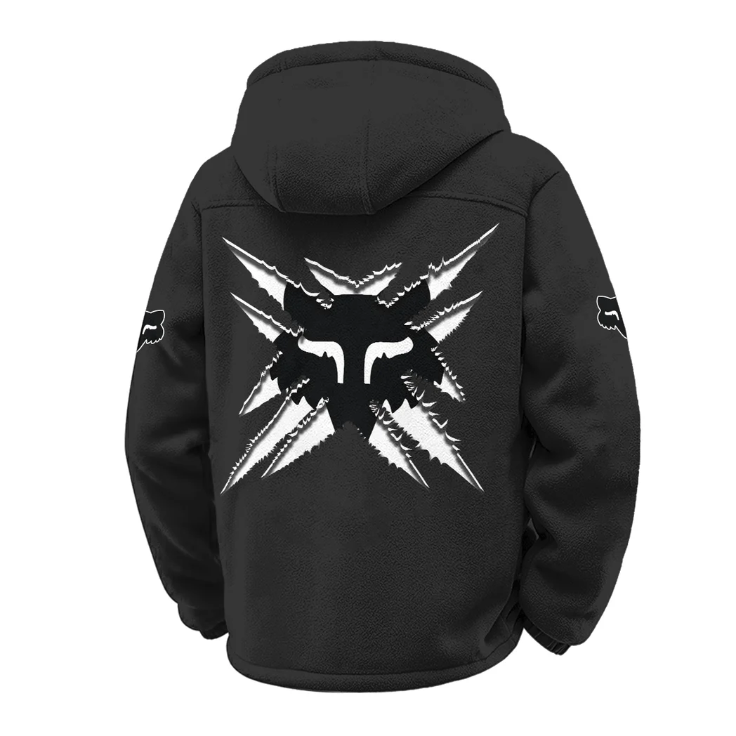 Rider Equipment Winter Fleece Jacket, Brushed Interior Winter Fleece HVN1450FR - Black - Image 3