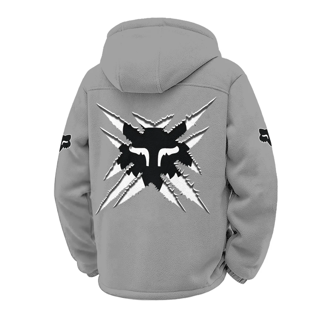 Rider Equipment Winter Fleece Jacket, Brushed Interior Winter Fleece HVN1450FR - Grey - Image 3