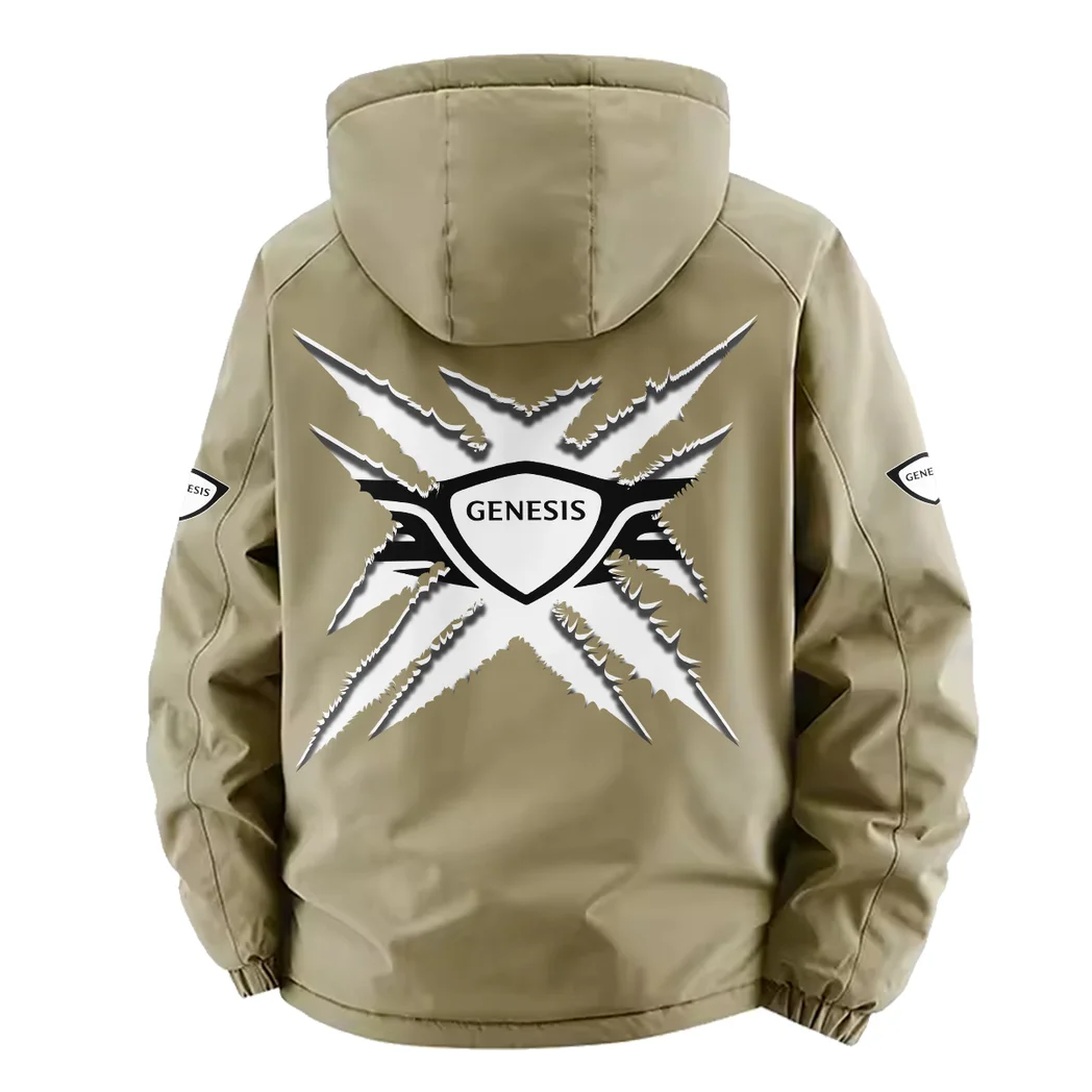 Elite Road Vehicle Fleece Windbreaker Jacket, Luxe Fleece Exterior HVN1450GE - Khaki - Image 4