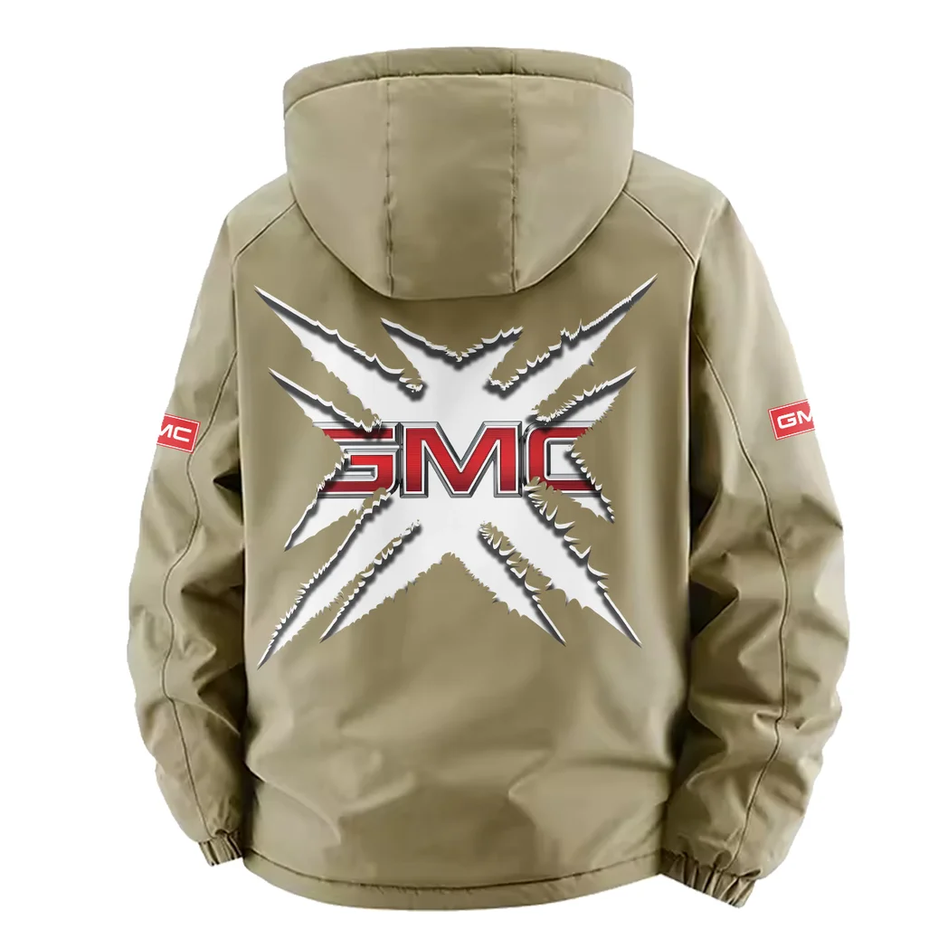American Truck Fleece Windbreaker Jacket, Anti-Pill Wind-Blocking Fleece HVN1450GM - Khaki - Image 4