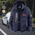 American Truck Fleece Windbreaker Jacket, Anti-Pill Wind-Blocking Fleece HVN1450GM - Navy